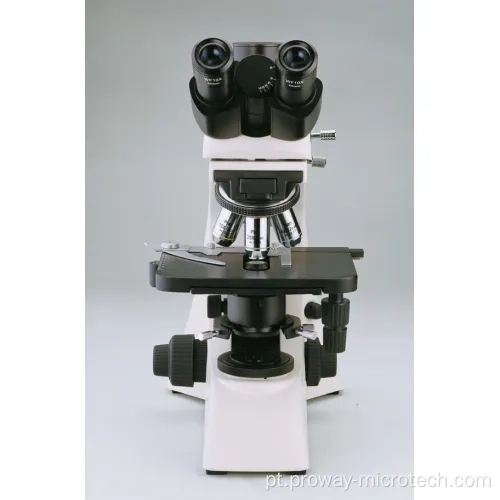 Microscópio biológico binocular LED com atualização disponível